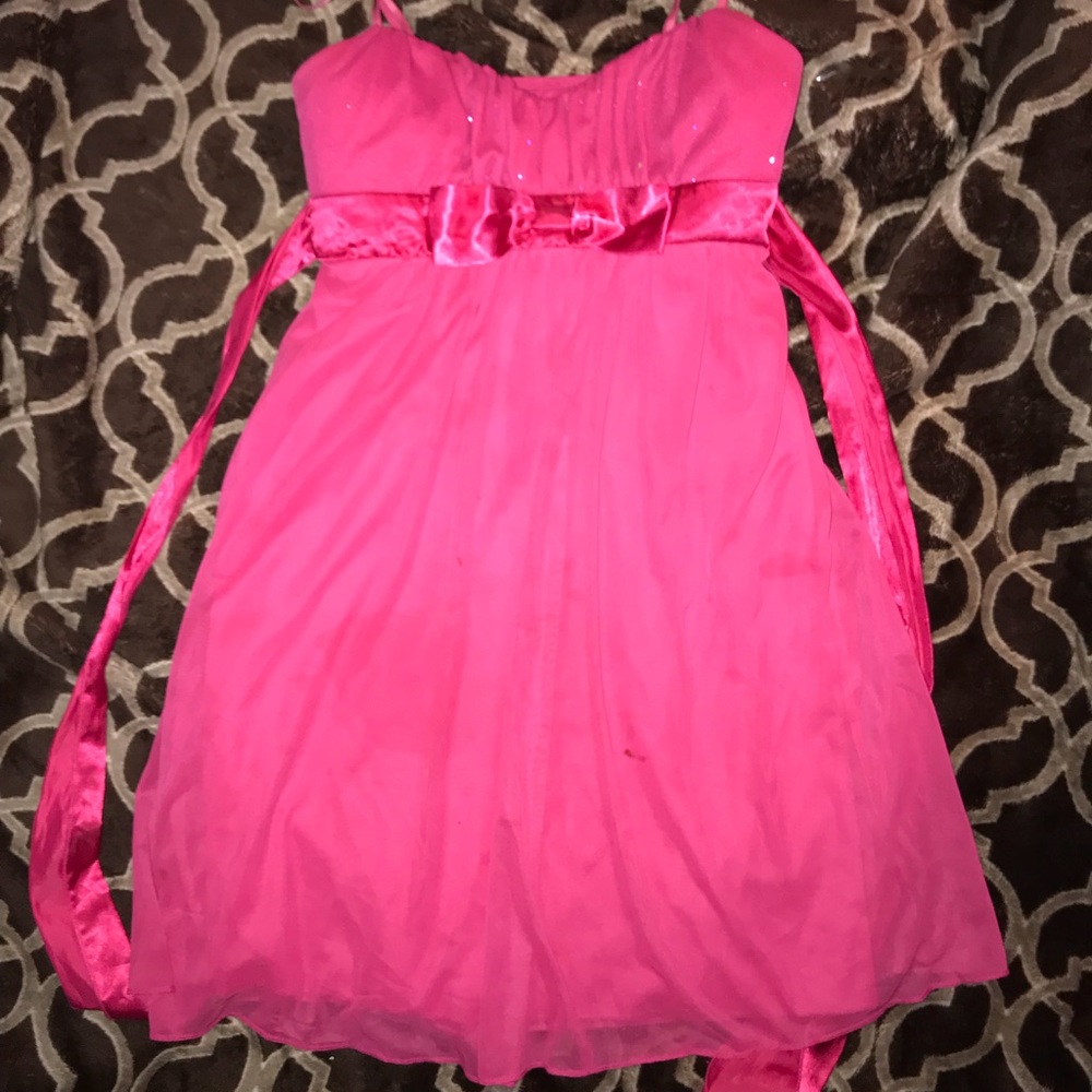 Pink Dress.